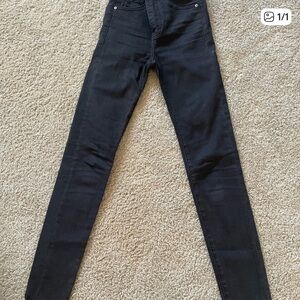 Buckle Black Sculpted High Rise Skinny Ankle Jeans 24x29